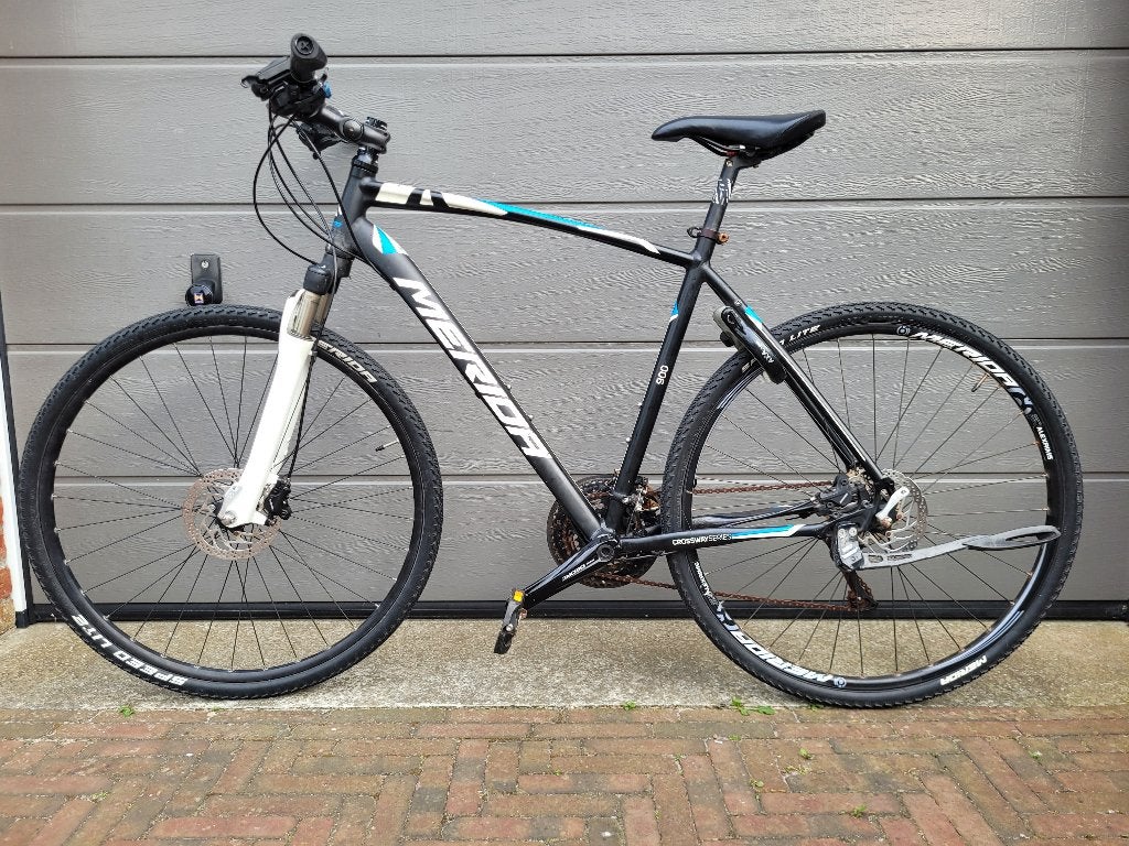 Merida herenfiets, Gebruikt, Vering, Meer dan 20 versnellingen, Ophalen