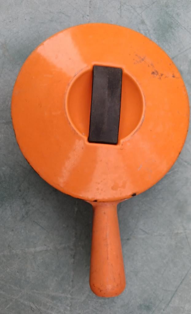 Cousances LE CREUSET braadpan sauspan Raymond Loewy (G315), Huis en Inrichting, Kookpan of Snelkookpan, Gebruikt, Gietijzer, Ophalen of Verzenden