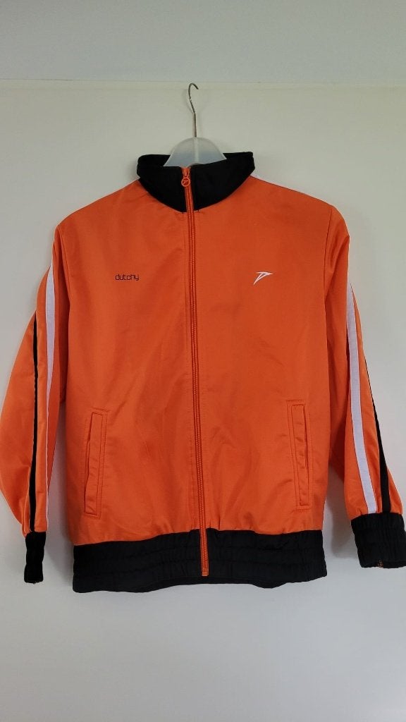 Dutchy mt. 152 sportjack Oranje/Nederland, Gebruikt, Dutchy, Jongen of Meisje, Sport- of Zwemkleding