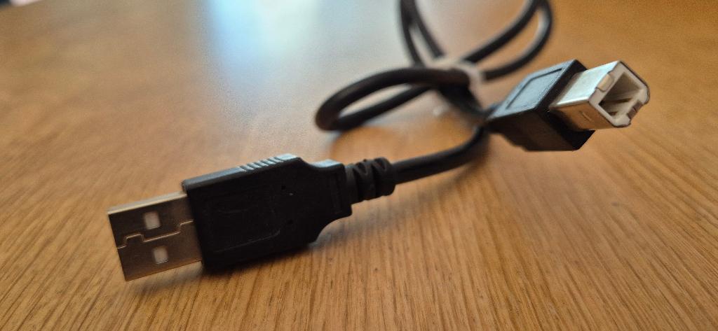 USB-A naar USB-B kabel / printerkabel, Computers en Software, Pc- en Netwerkkabels, Gebruikt, Ophalen