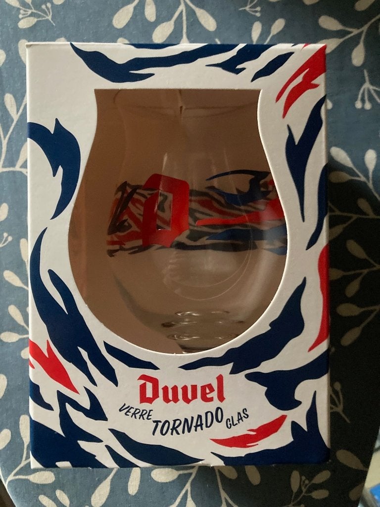 Duvel glas Tornado, Ophalen of Verzenden, Nieuw, Glas of Glazen, Duvel