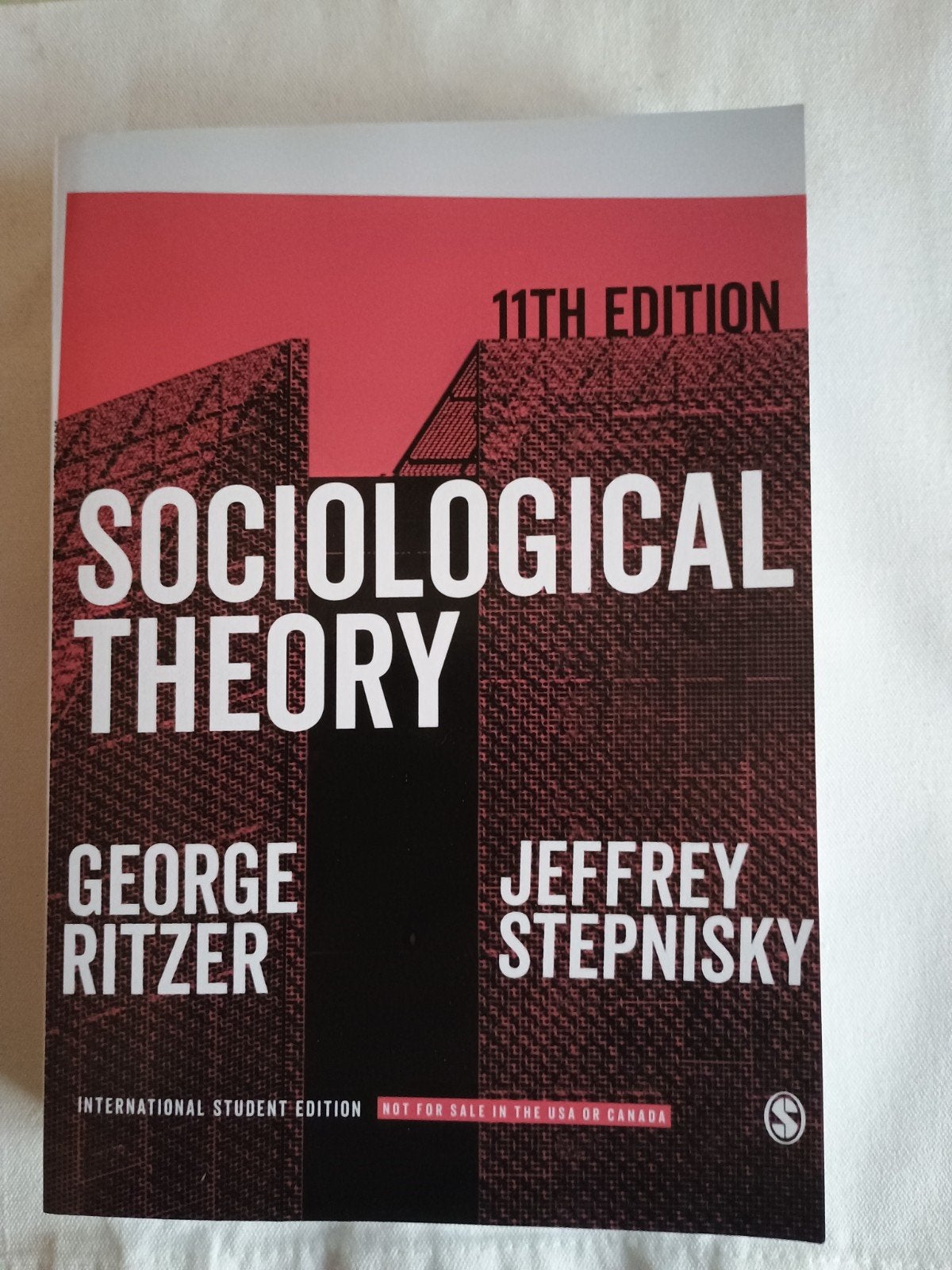 Sociological Theory - George Ritzer & Jeffrey Stepnisky, Ophalen of Verzenden, George Ritzer, Jeffrey Stepnisky, Gamma, WO