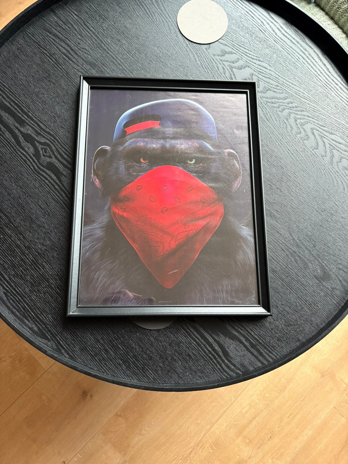 Horen zien en zwijgen schilderijen, Ophalen of Verzenden, Zo goed als nieuw, Minder dan 50 cm, Schilderij