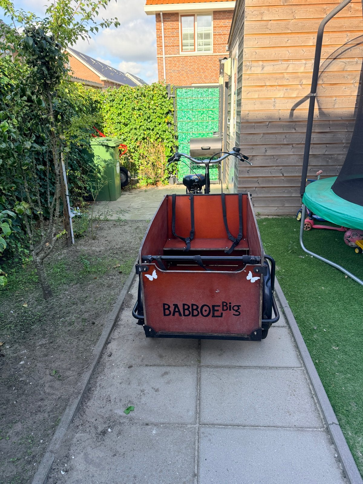 Babboe Big Bakfiets - Ideaal voor Gezinnen, Fietsen en Brommers, Ophalen, Gebruikt, Trommelrem, 4 kinderen of meer