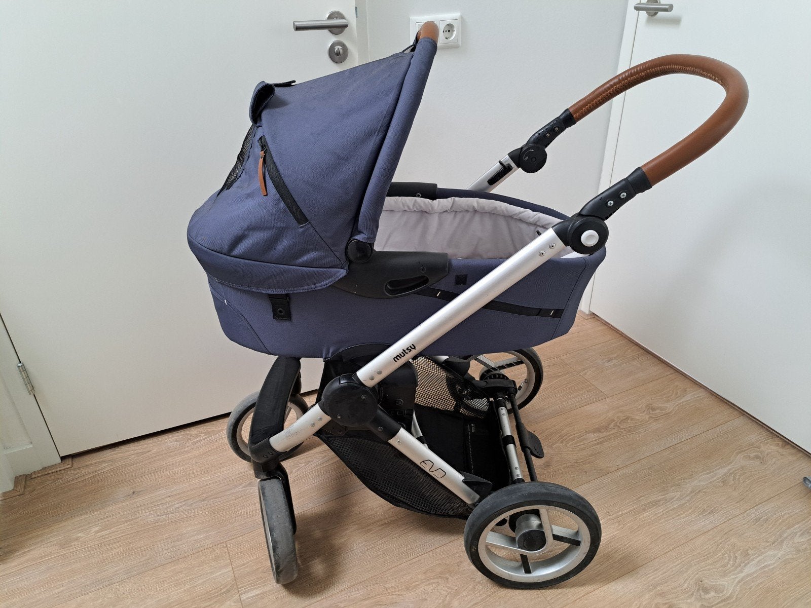 4 in 1 kinderwagen Mutsy Evo Urban Nomad compleet, Kinderen en Baby's, Ophalen, Gebruikt, Combiwagen, Met reiswieg