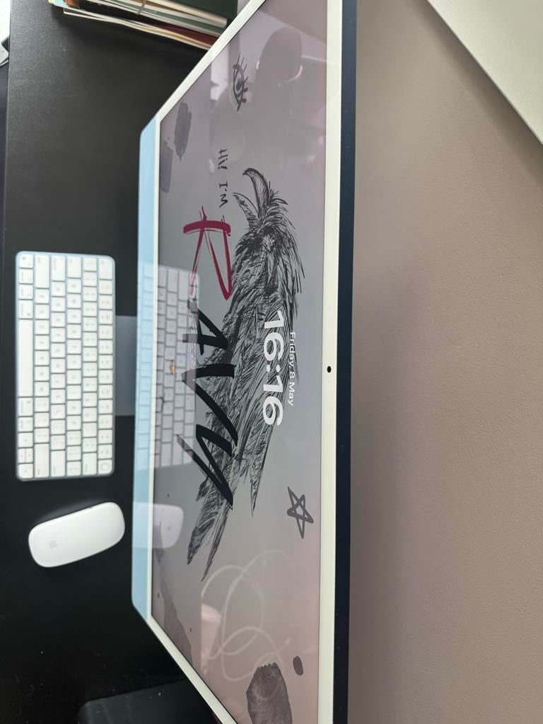 Apple iMac 24” M1 2021, 512 GB, met Magic Keyboard & Mouse, Ophalen, Zo goed als nieuw, 8 GB, IMac