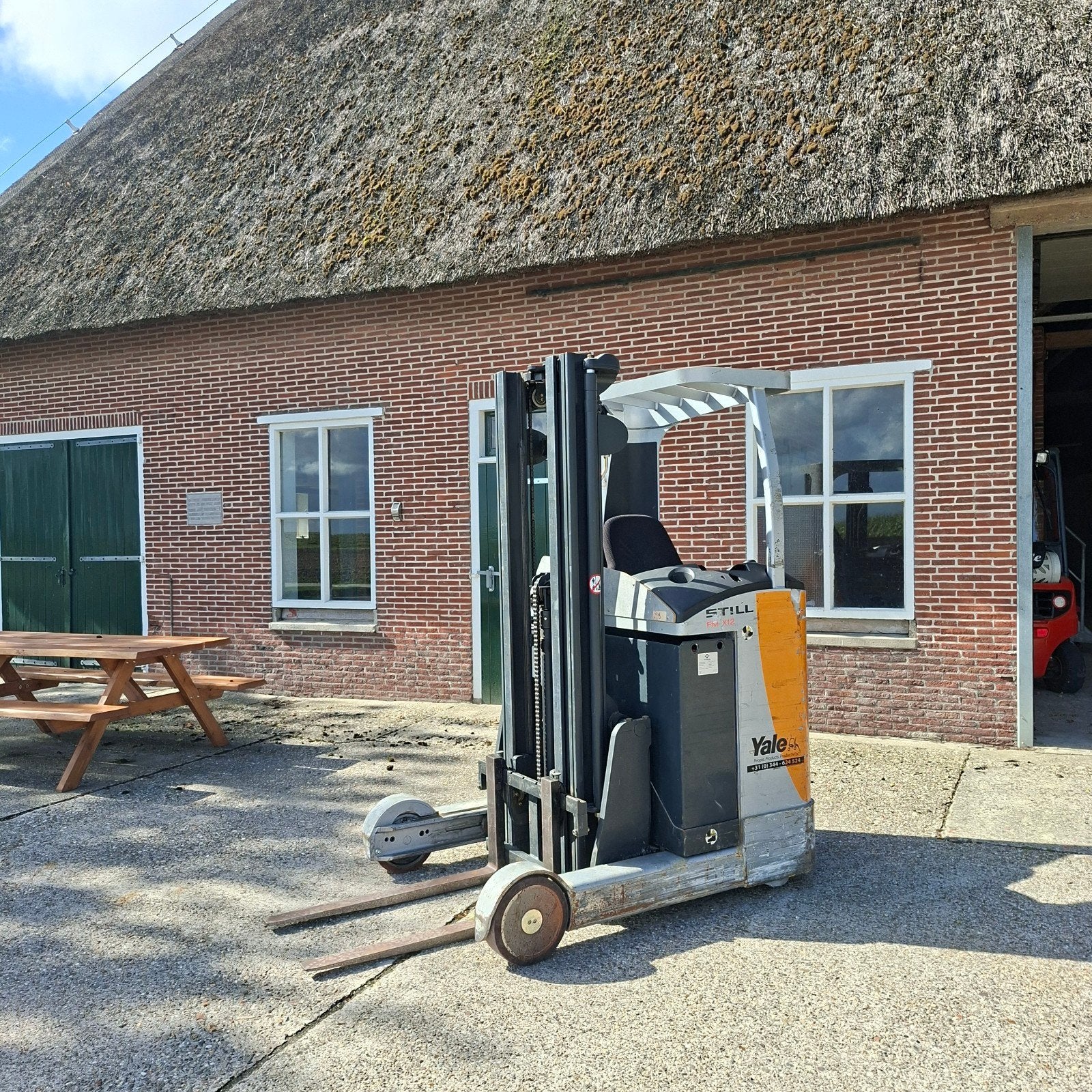 Te koop elektrische Still Reachtruck triplomast sideshift, Heftruck, Ophalen of Verzenden, 1000 tot 2000 kg, Linde Toyota Hyster Komatsu Nissan jungheinrich Still tcm