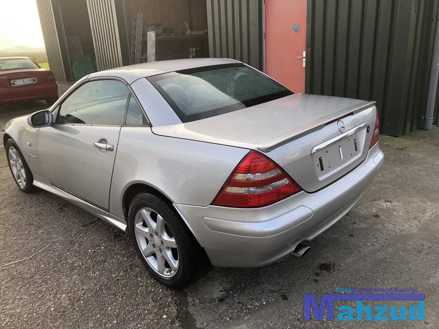 MERCEDES SLK R170 Grijs achterklep achterbumper achterlicht, Gebruikt, Mercedes-Benz AG, Mercedes-Benz, Ophalen of Verzenden
