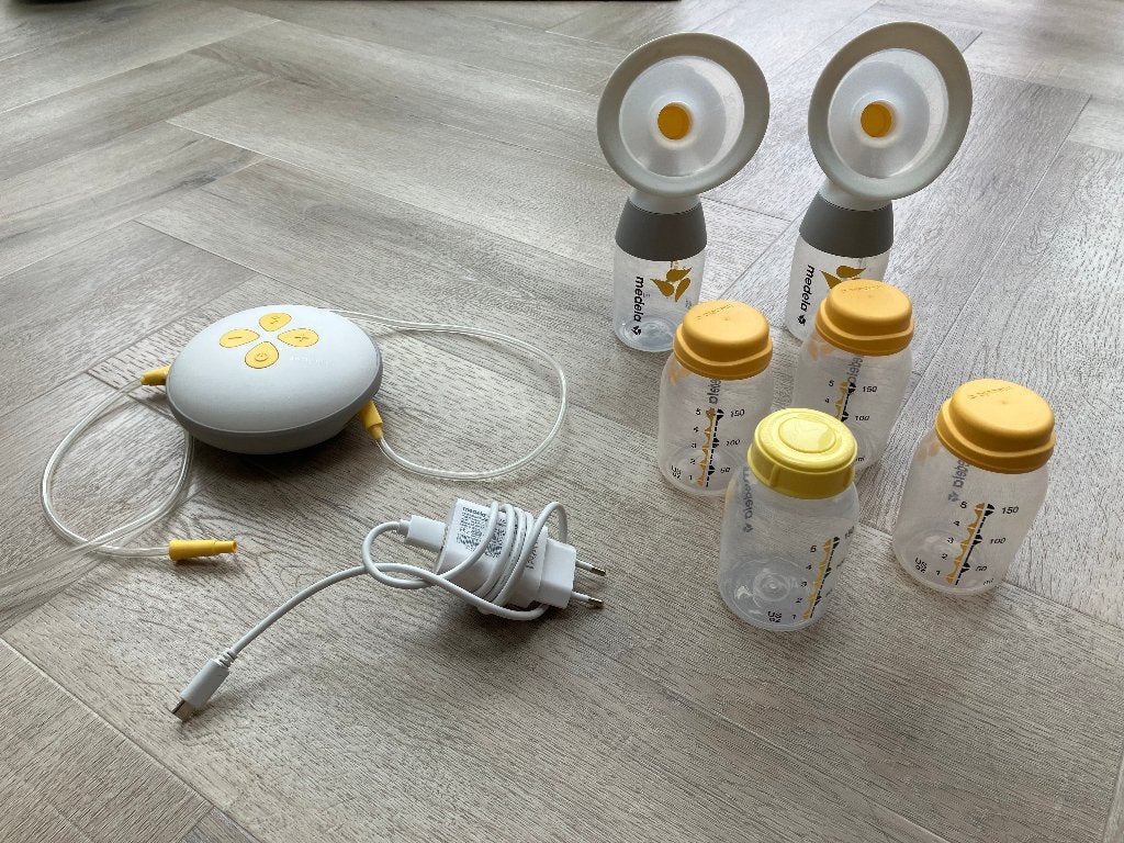 Medela Swing Maxi dubbele borstkolf, Kinderen en Baby's, Babyvoeding en Toebehoren, Ophalen, Zo goed als nieuw, Borstkolf, Medela