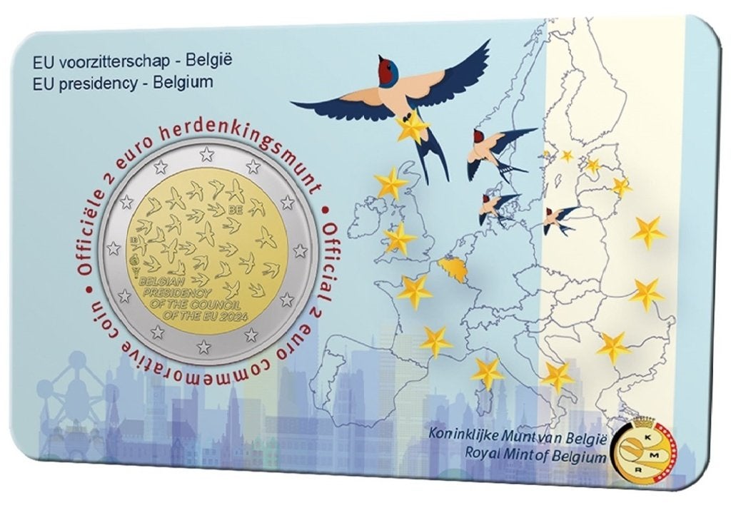 2 Euro munt BELGIE 2024 "Voorzitterschap EU" NL versie., Verzenden, België, 2 euro
