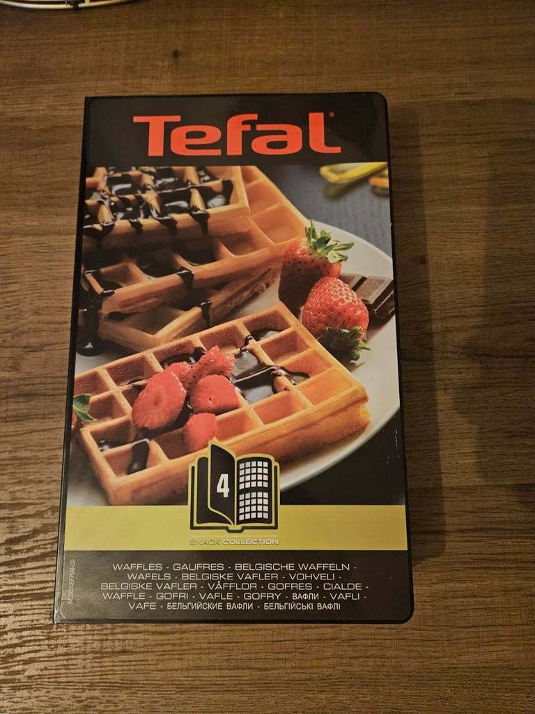 Tefal Wafelplaten - Snack Collection, Ophalen, Uitneembare platen, Nieuw