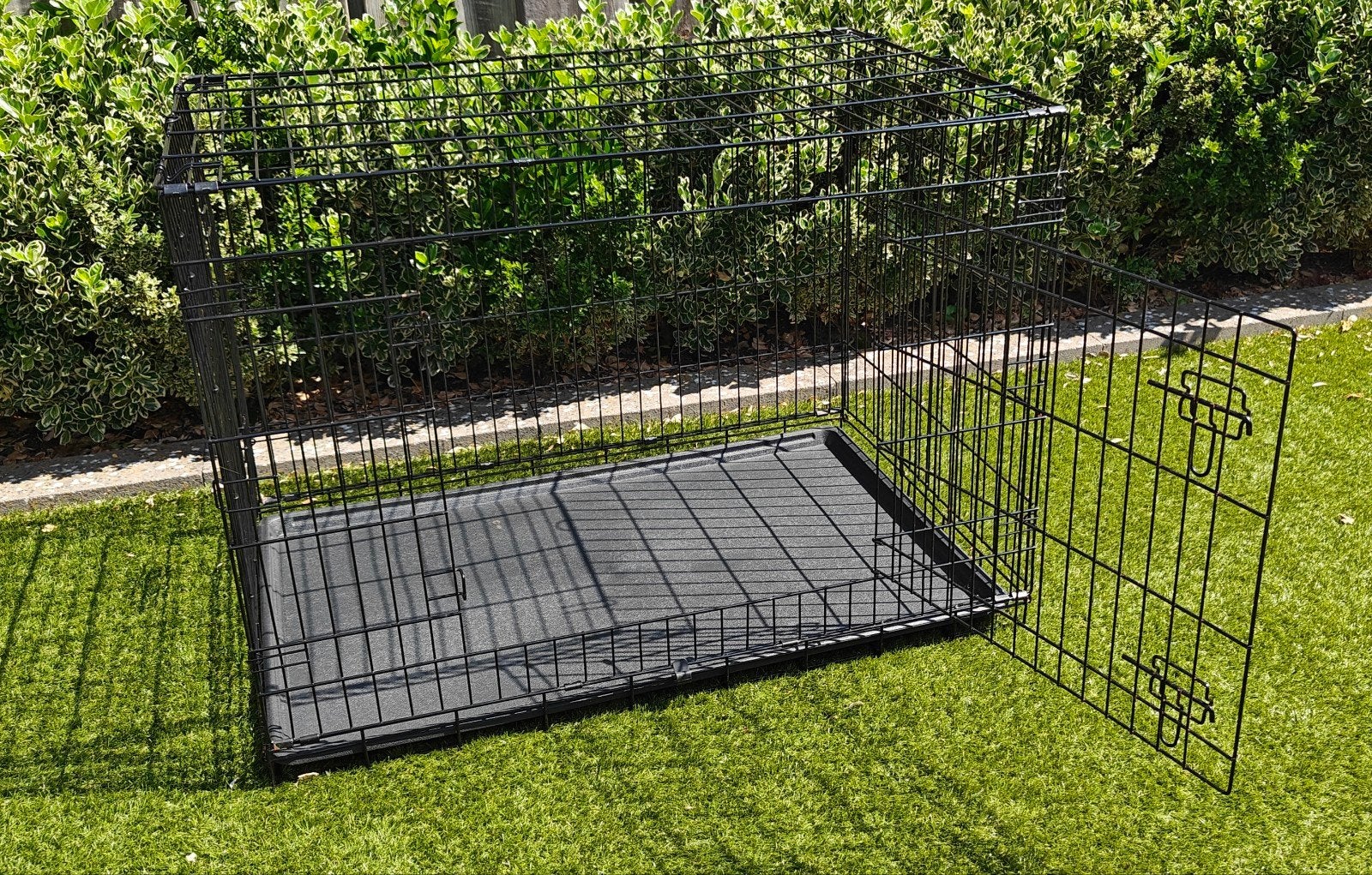 Bench 2 deurs XXL voor grote hond, Dieren en Toebehoren, Hondenhokken, Zo goed als nieuw, Hondenhok, 65 tot 100 cm, 75 tot 110 cm