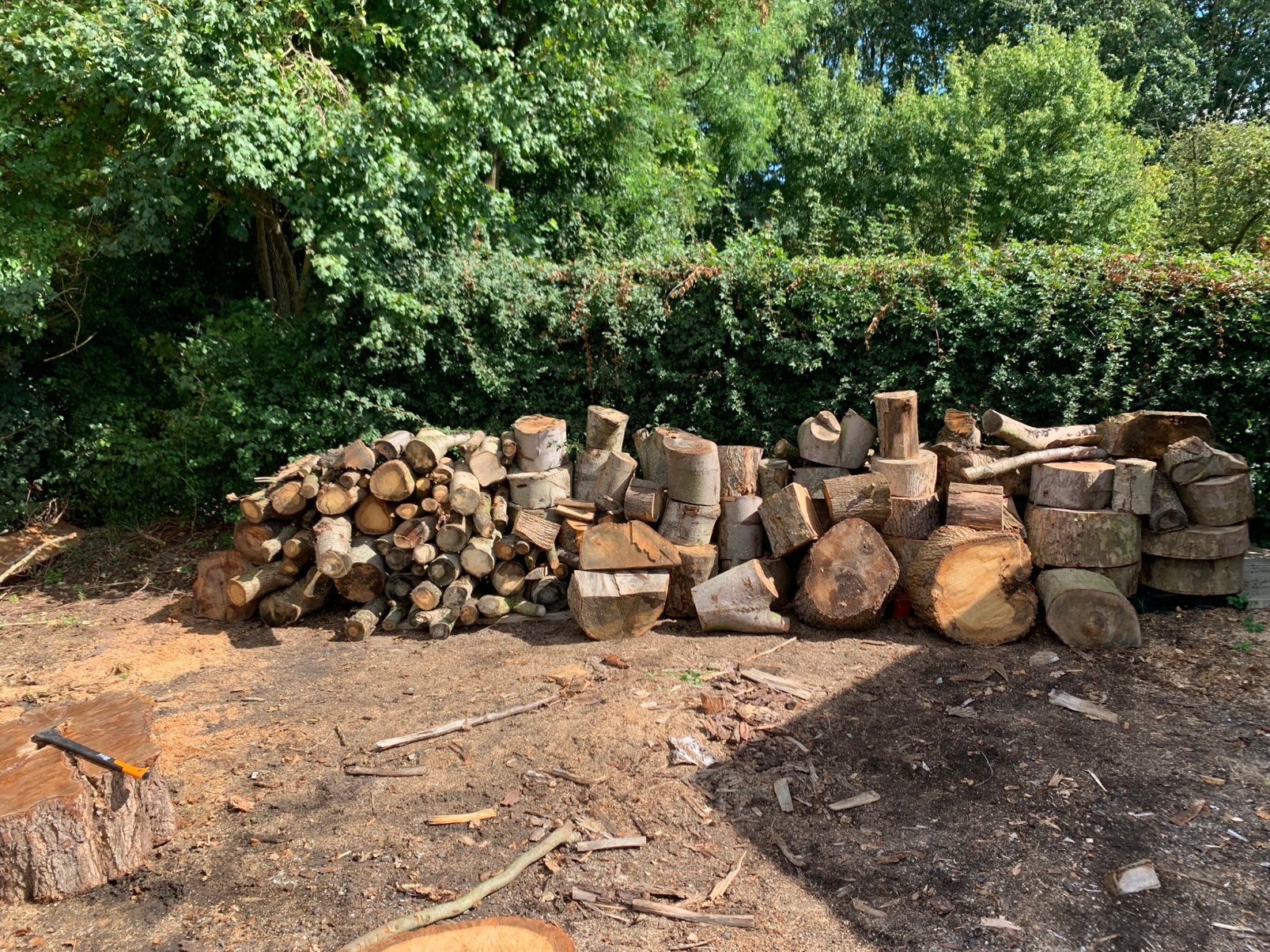 10 kuub haardhout te koop!, 6 m³ of meer, Ophalen of Verzenden