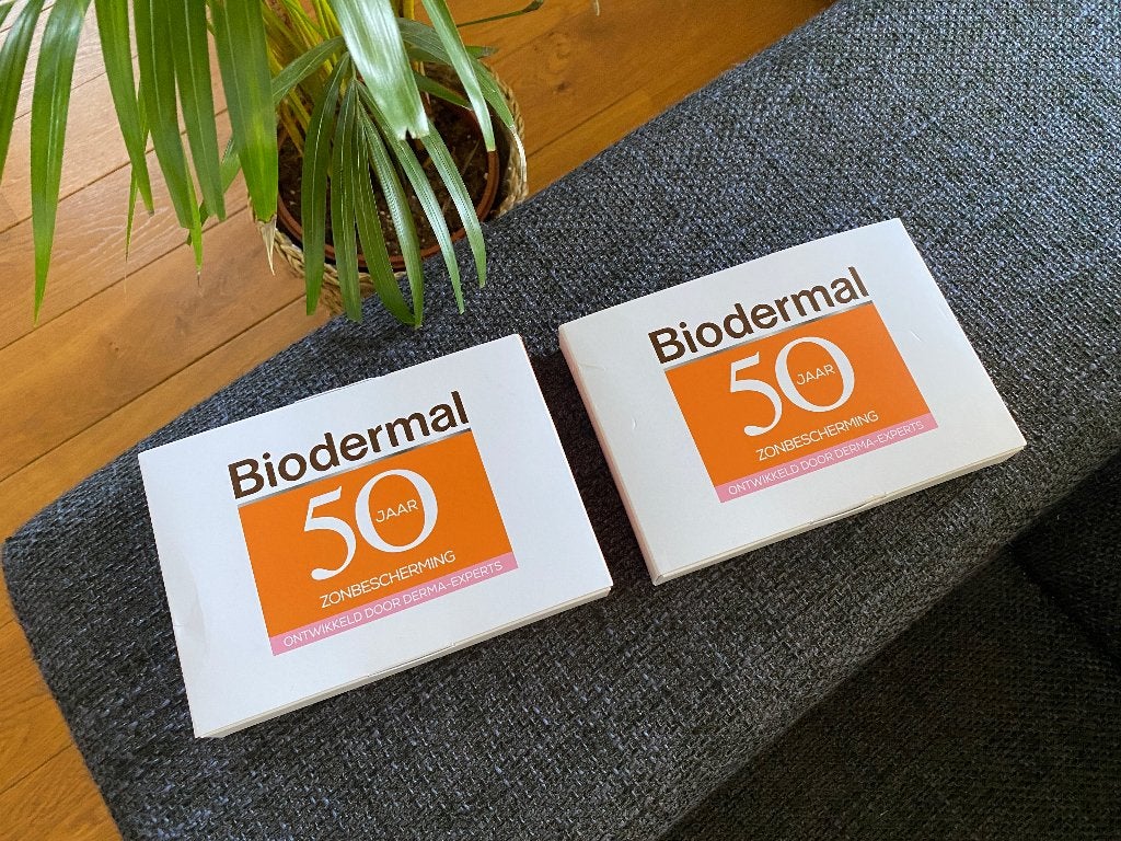 2x Biodermal spf 50 zonnecreme en hydra care, Ophalen of Verzenden, Nieuw, Gehele gezicht, Verzorging