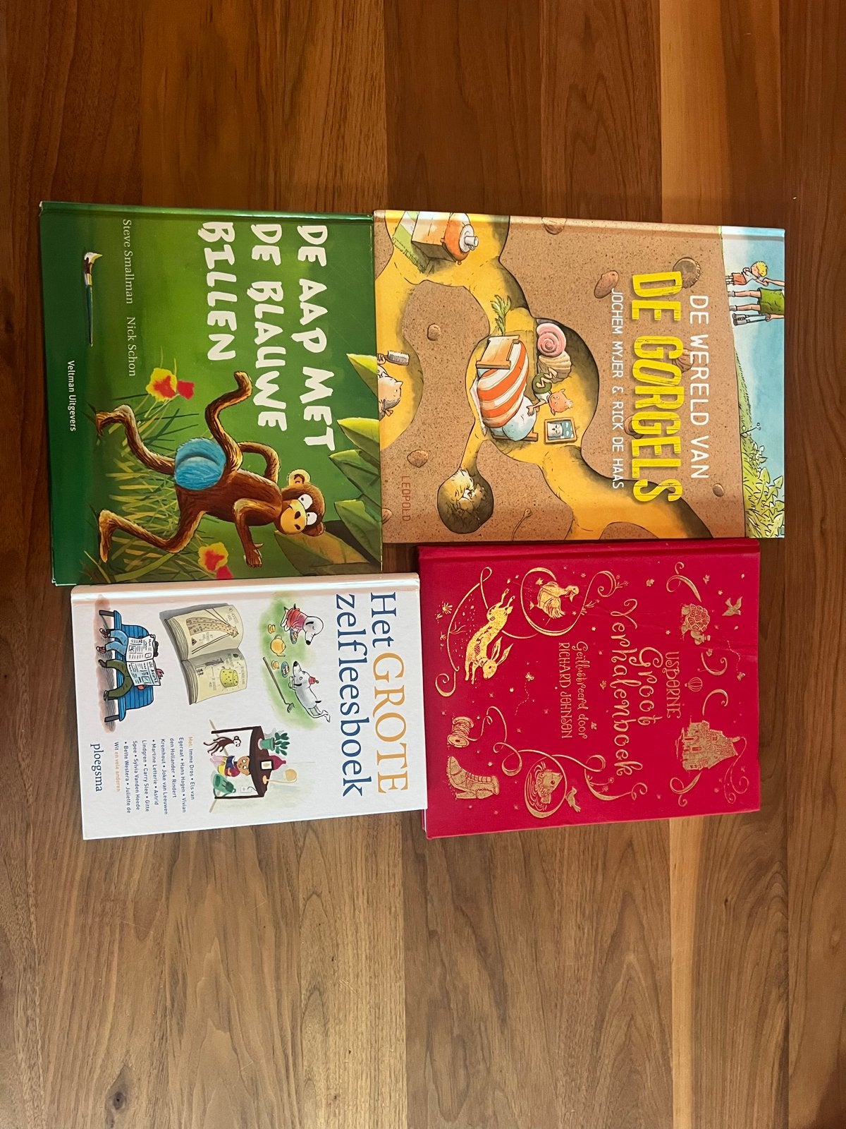 Kinderboekenpakket: De Gorgels, Aap met blauwe billen e.a., Verzenden, Zo goed als nieuw, Fictie algemeen