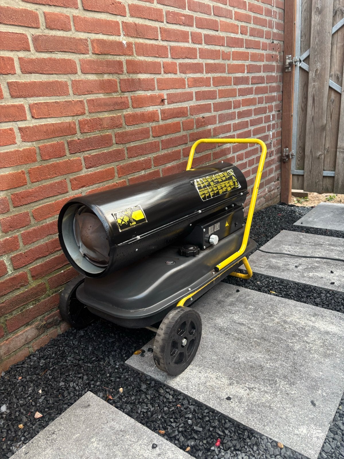 diesel heater te huur, Ophalen, Gebruikt