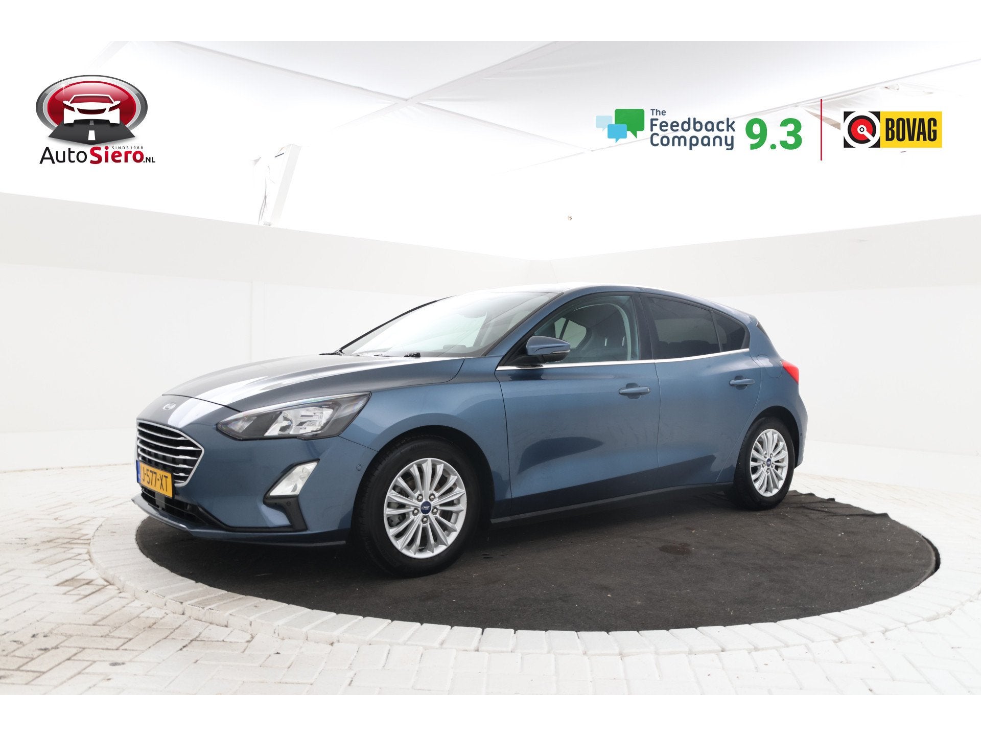 Ford Focus 1.0 EcoBoost Hybrid Titanium X Business Trekhaak!, 12 maanden, Gebruikt, Euro 6, Blauw