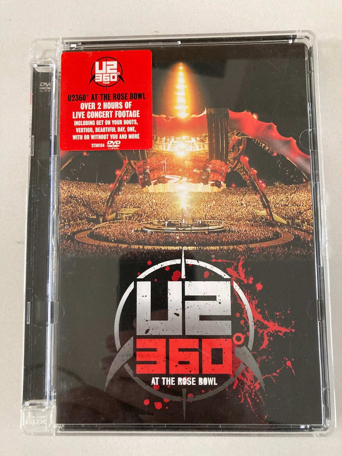 U2 - 360 live at the Rose Bowl, Alle leeftijden, Ophalen of Verzenden, Zo goed als nieuw