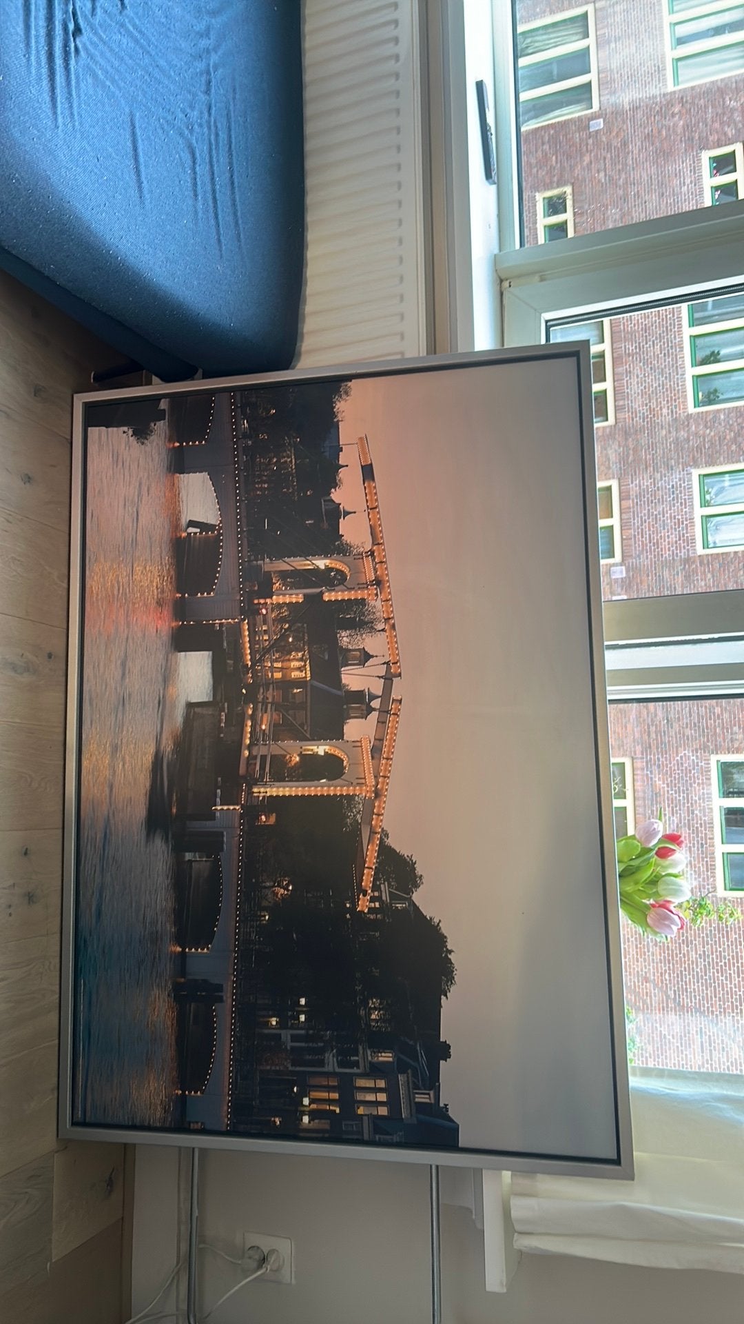 Muurposter Amsterdam, Antiek en Kunst, Ophalen