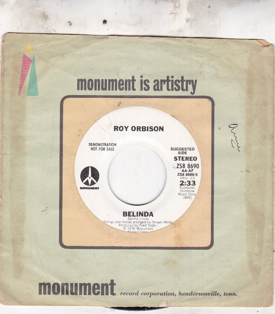 Roy Orbison ( PROMO 1976 ), Ophalen of Verzenden, Zo goed als nieuw, 7 inch, Pop