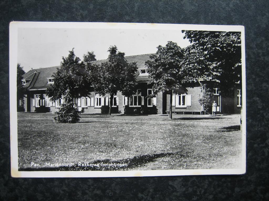 REKKEN Paviljoen Marienoord Rekkense inrichtingen, Verzamelen, Ansichtkaarten | Nederland, Ophalen of Verzenden, 1940 tot 1960