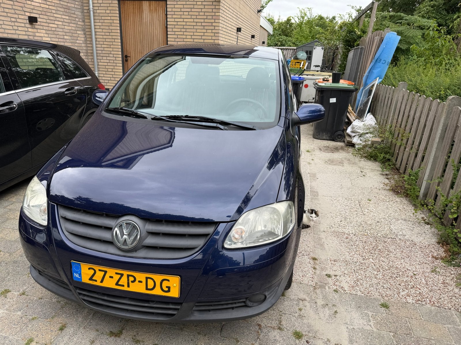 Volkswagen Fox 1.4 55KW 2008 Blauw, Auto's, Volkswagen, Voorwielaandrijving, 15 km/l, Origineel Nederlands, Handgeschakeld