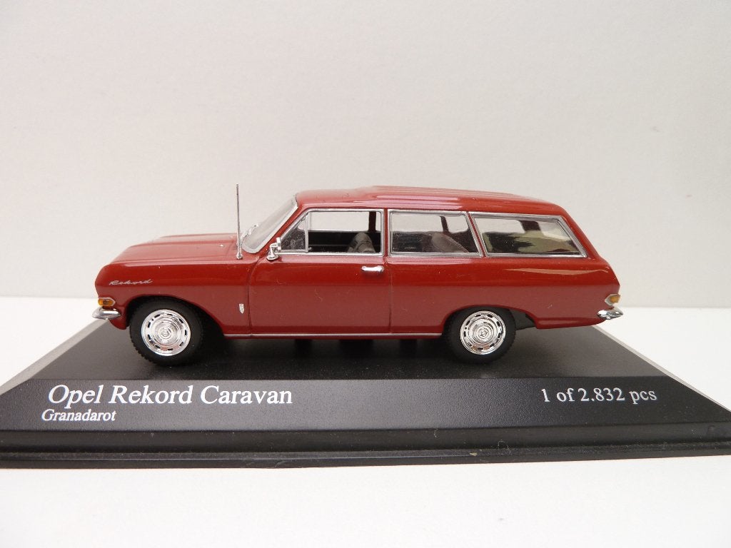 Opel Rekord Caravan  ''  Minichamps '', Ophalen of Verzenden, Zo goed als nieuw, Auto, MiniChamps
