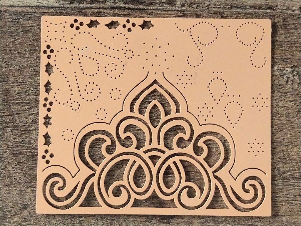 Borduur & embossing mal, Ophalen of Verzenden, Zo goed als nieuw, Borduurpakket