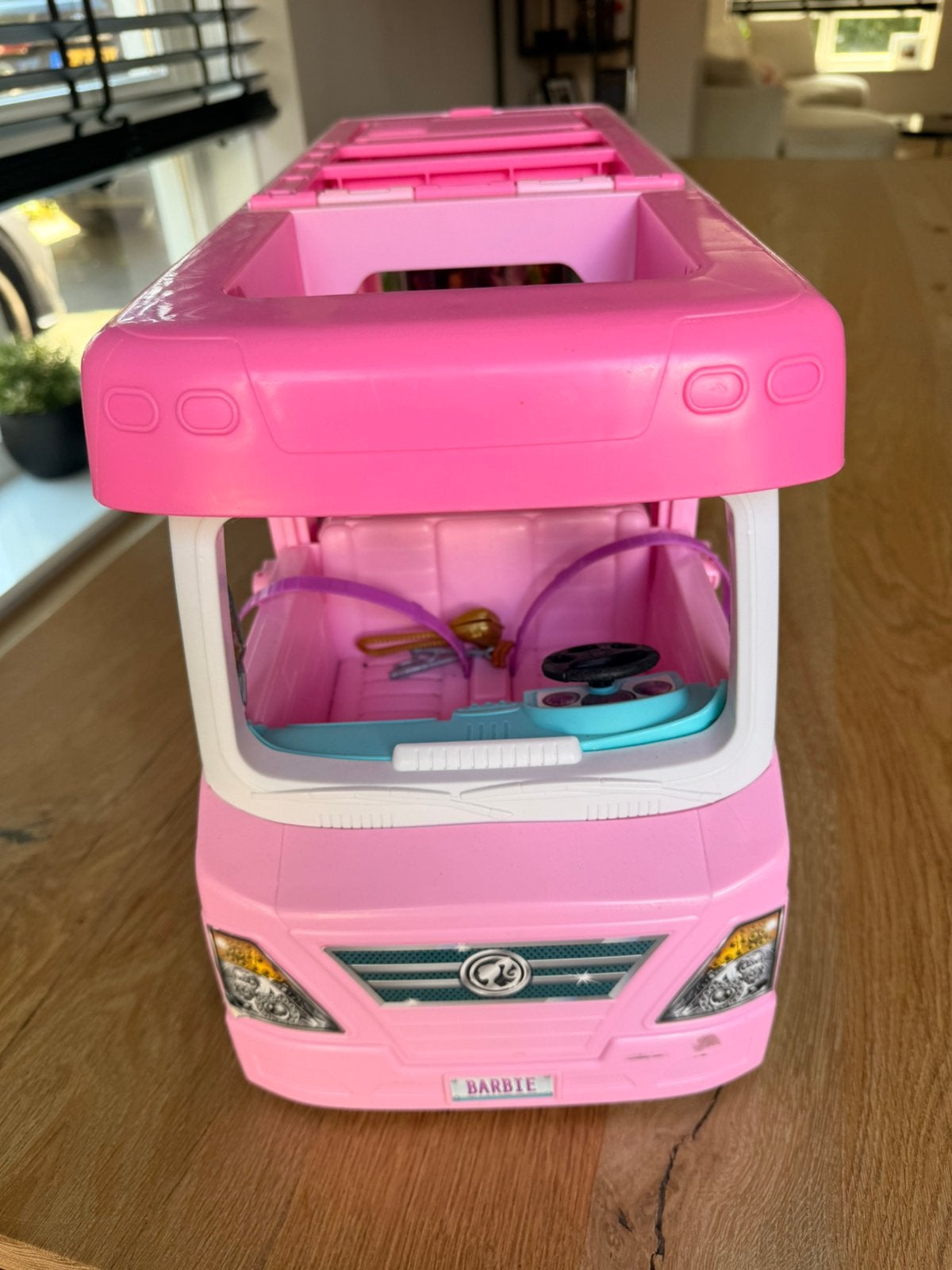 Barbie camper, Ophalen, Zo goed als nieuw