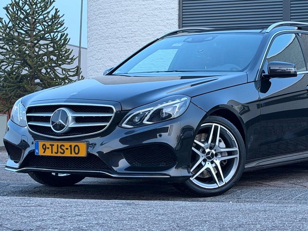 Mercedes-Benz E-Klasse 3.0 CDI E350 Estate AUT 2014 Zwart, Auto's, Mercedes-Benz, Achterwielaandrijving, Euro 6, Stationwagon