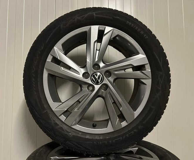 Originele VW Taigo T-Cross Polo Valencia 17 inch 5x100 2022, Ophalen, Banden en Velgen, 17 inch, VW