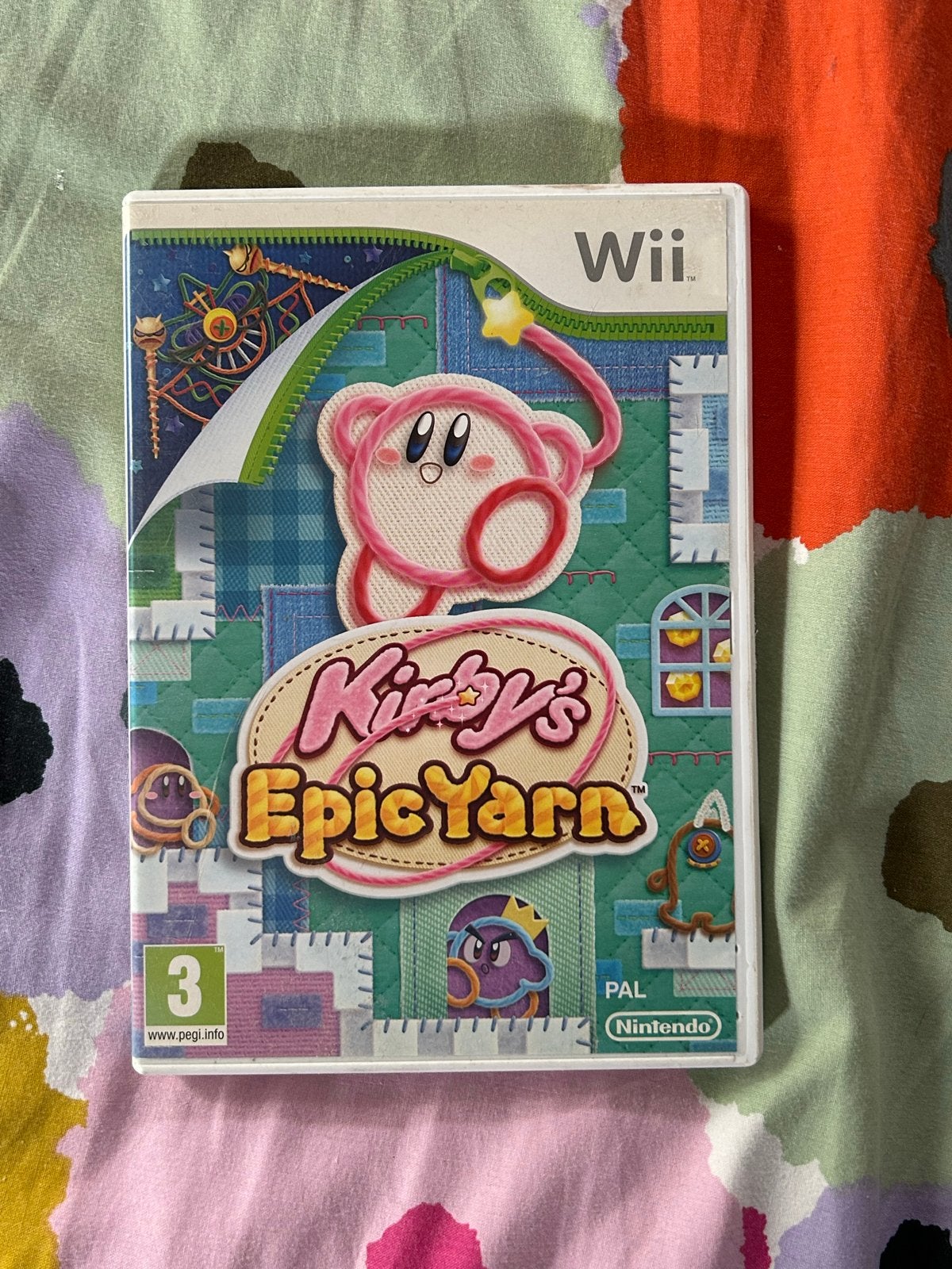 Kirby's Epic Yarn - Wii (PAL), Gebruikt, 2 spelers, Eén computer, Ophalen of Verzenden