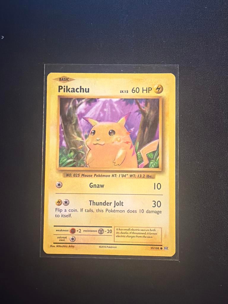 Pikachu 35/108, Ophalen of Verzenden, Gebruikt, Losse kaart
