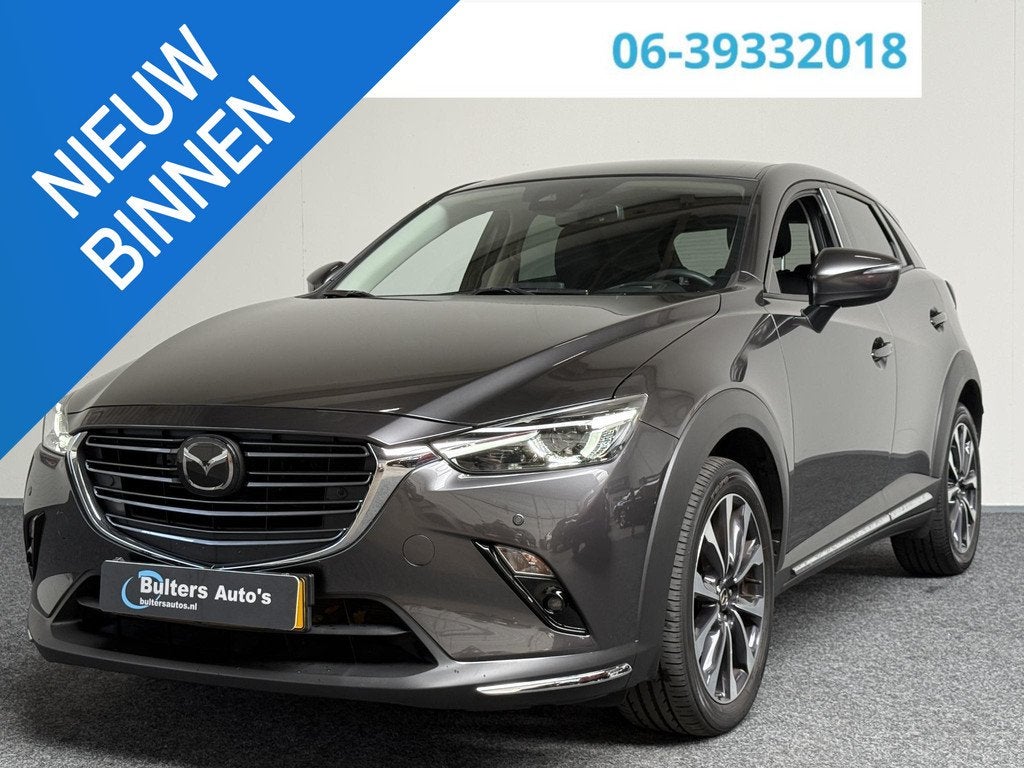 Mazda CX-3 2.0 SkyActiv-G 120 GT-M AUT | NAVI | CAMERA | BOS, Auto's, Mazda, Bedrijf, Te koop, CX-3, ABS, Achteruitrijcamera, Adaptieve lichten