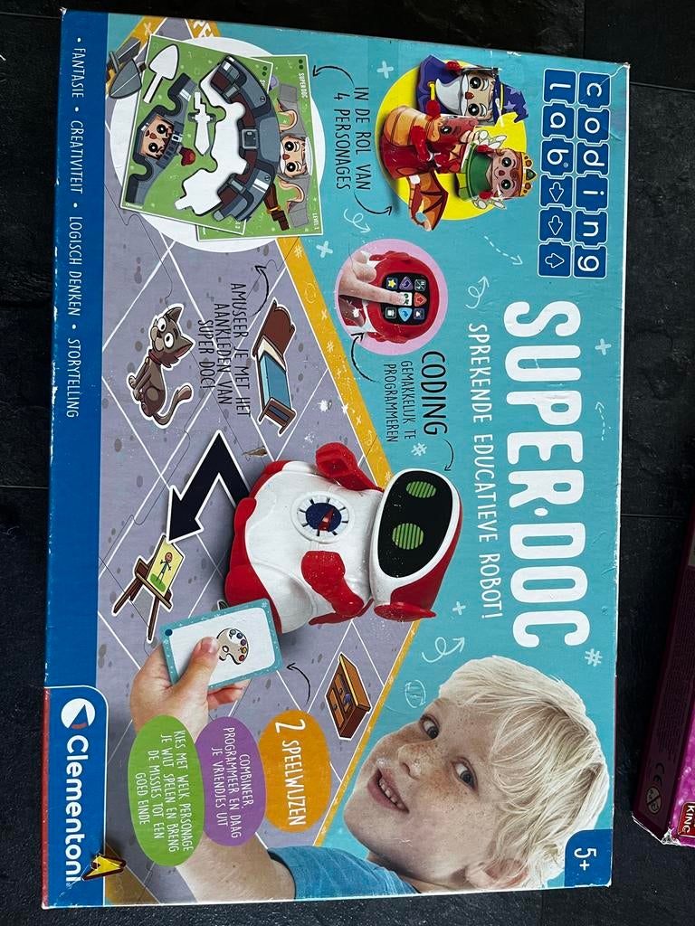 Clementoni SuperDoc Coding Lab Educatieve Robot, Ophalen, Zo goed als nieuw, Elektronica