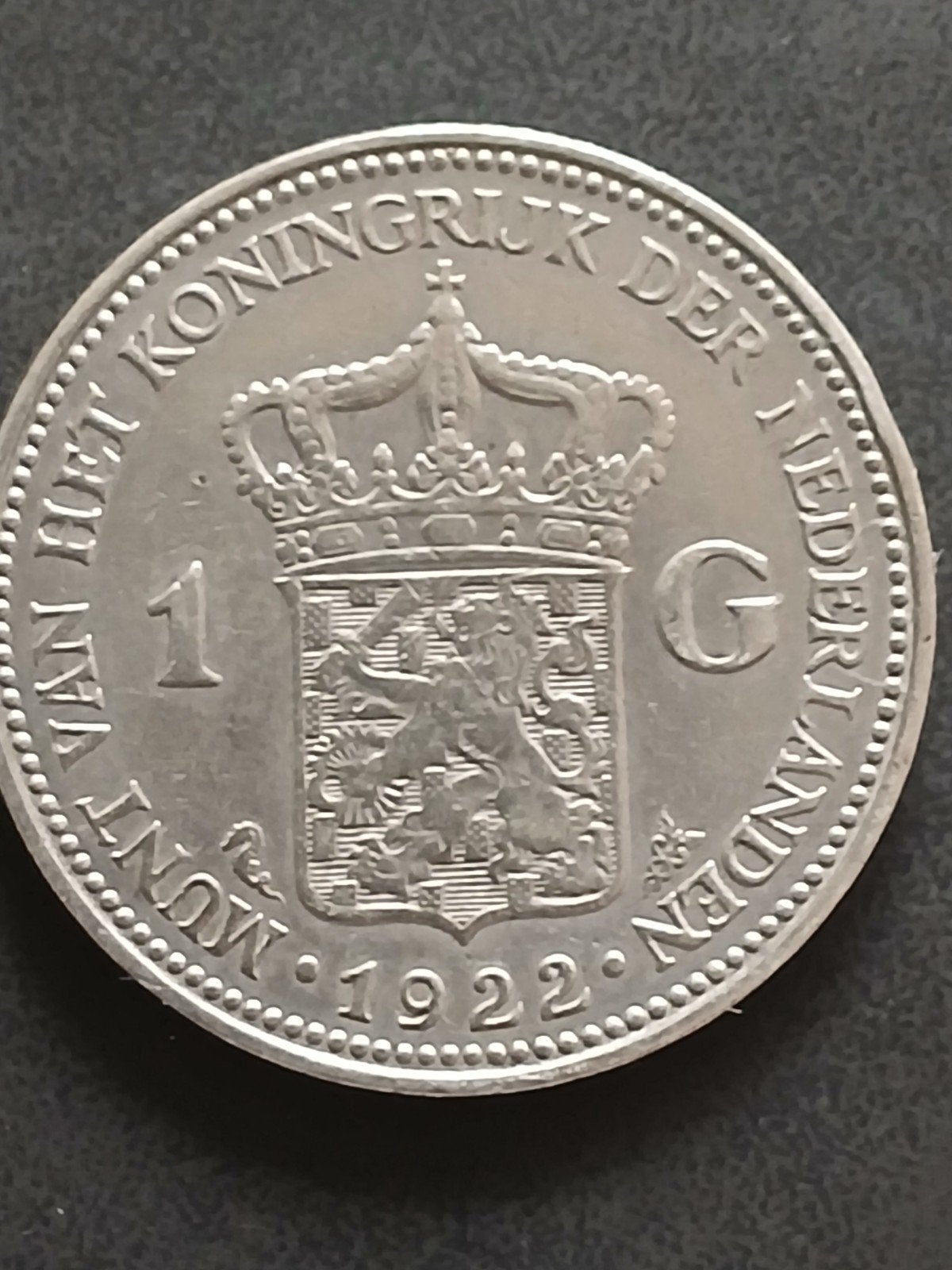 1 gulden., Ophalen, Koningin Wilhelmina, 1 gulden
