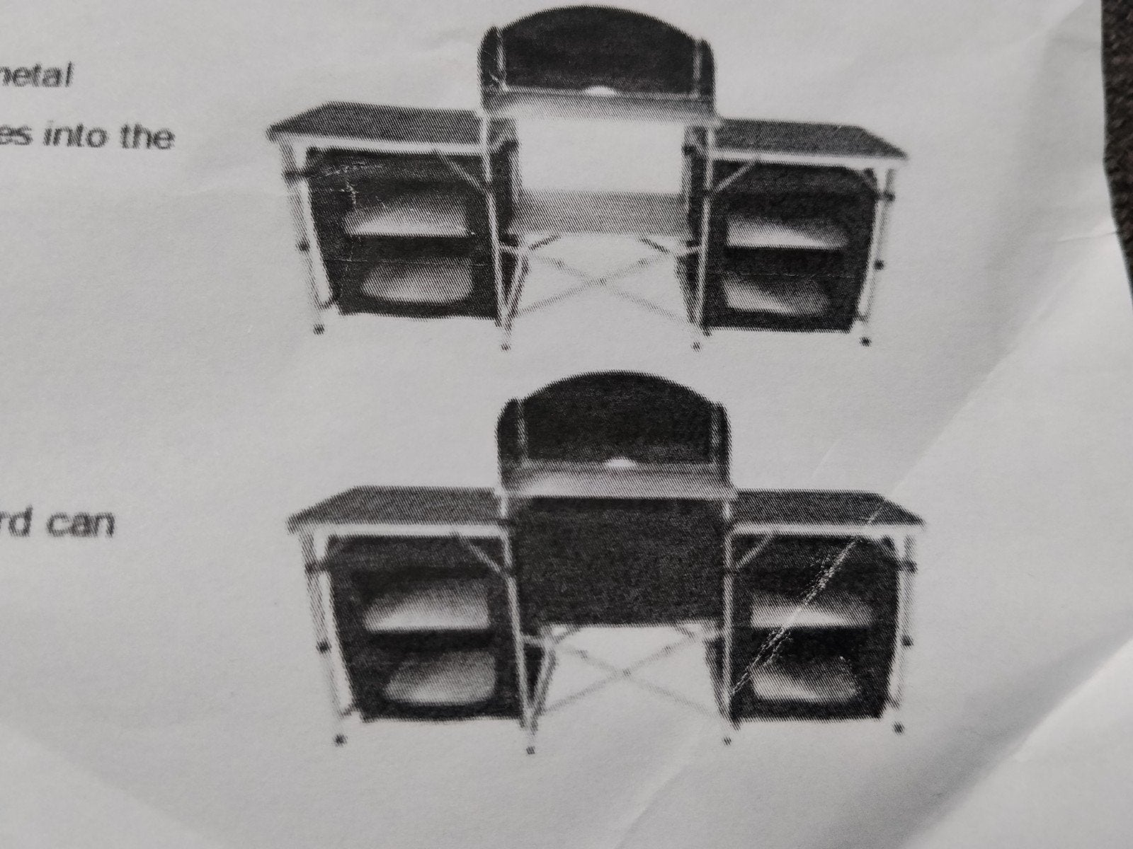 Complete campingkeuken met kasten en spatschermen, Caravans en Kamperen, Kampeeraccessoires, Ophalen of Verzenden, Zo goed als nieuw