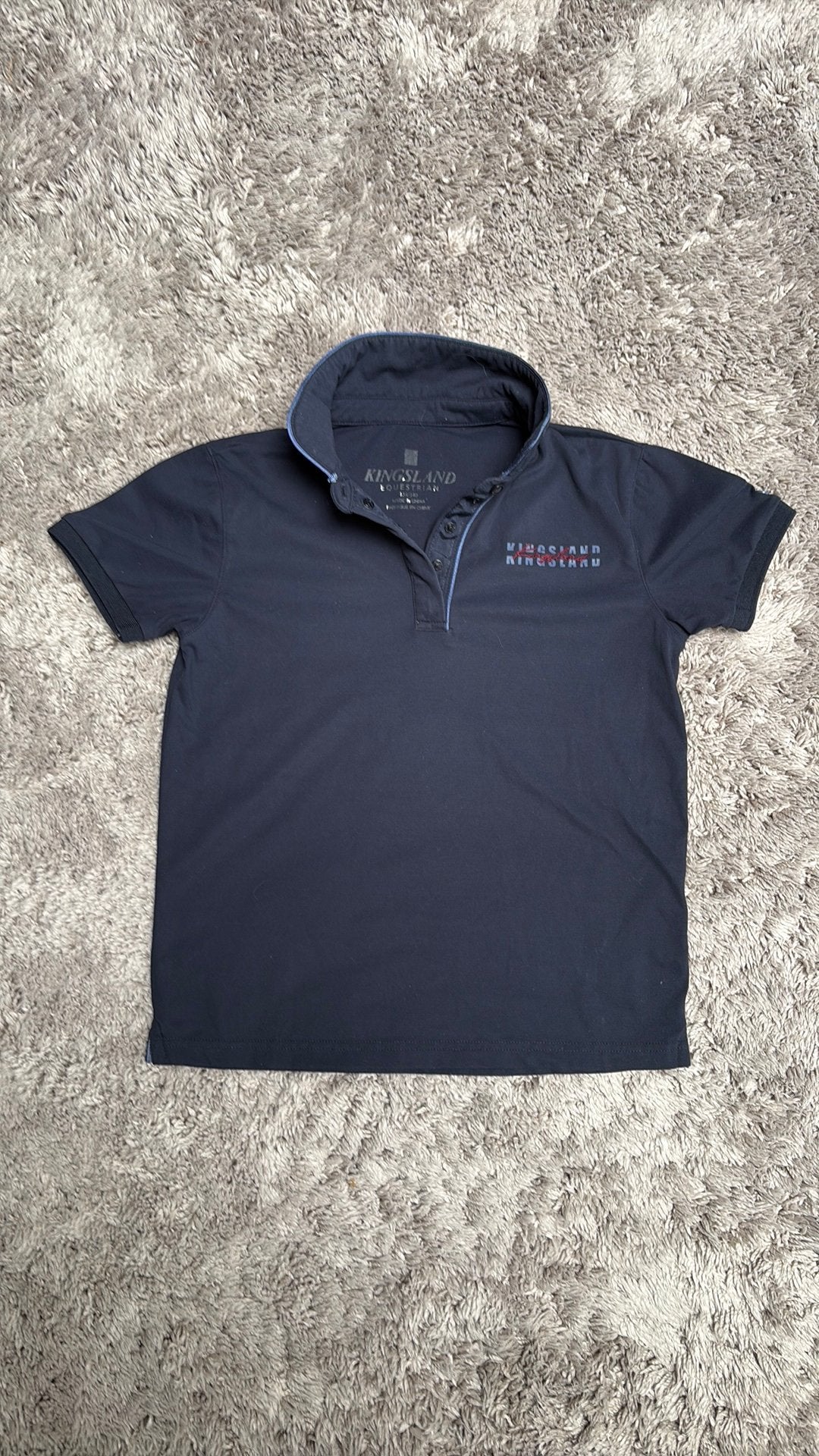 Paardrij shirt maat 134/140, Ophalen, Zo goed als nieuw, Jongen of Meisje, Shirt of Longsleeve