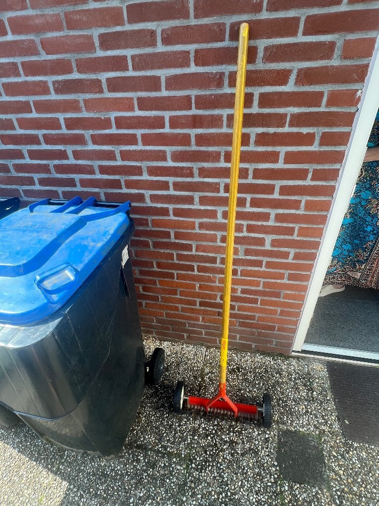 verticuteerhark, Ophalen, Gebruikt, Hark