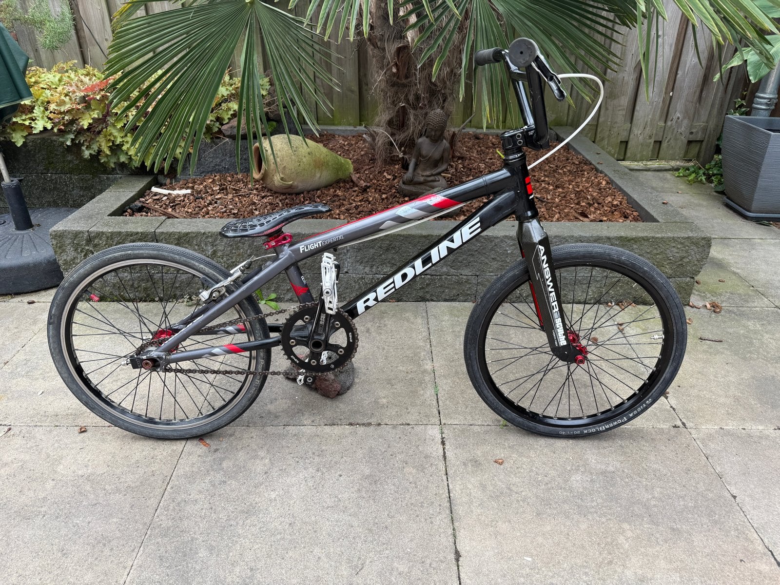 Redline Flight Expert BMX fiets met carbon voorvork, Ophalen, Gebruikt, Velgrem, 20 tot 24 inch