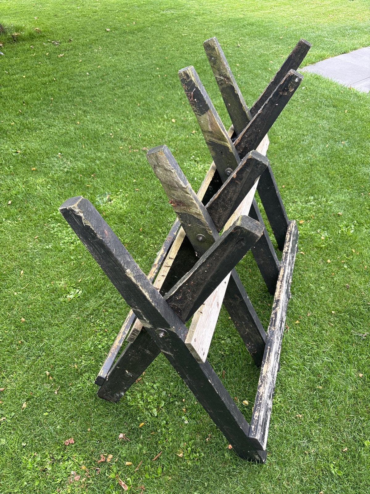 zaagbok - hout - Gebruikt, Ophalen, Gebruikt, 70 tot 120 cm, Inklapbaar