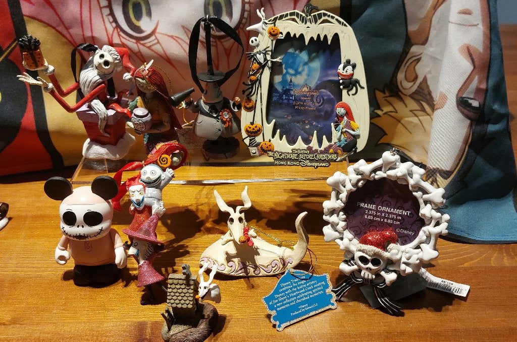 36 The Nightmare Before Christmas ornamenten - Bod gevraagd, Ophalen of Verzenden, Overige figuren, Gebruikt, Beeldje of Figuurtje