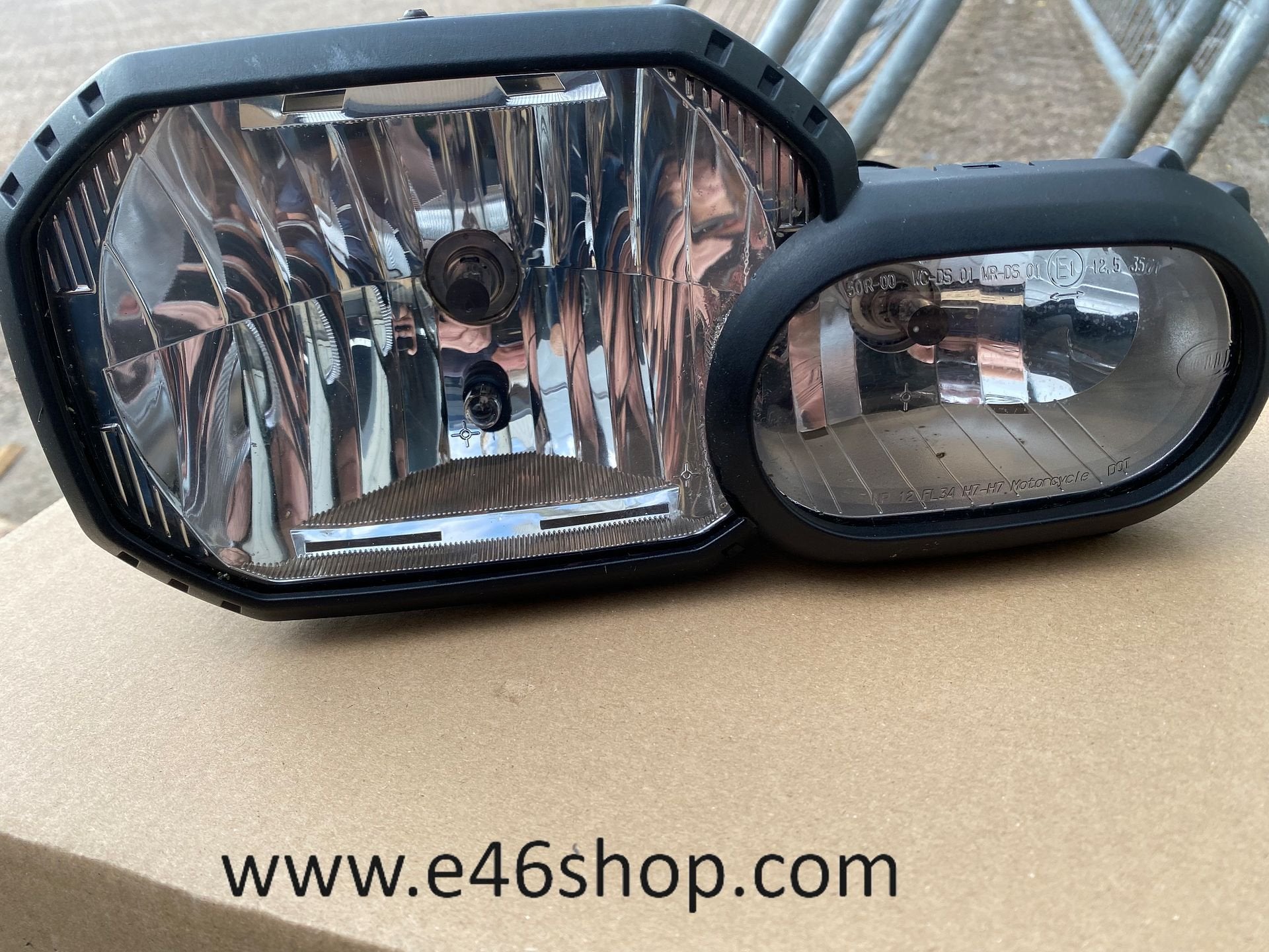 KOPLAMP BMW F700GS F650GS F800GS F800R OE 63128543114, Motoren, Gebruikt, -, -, Ophalen of Verzenden