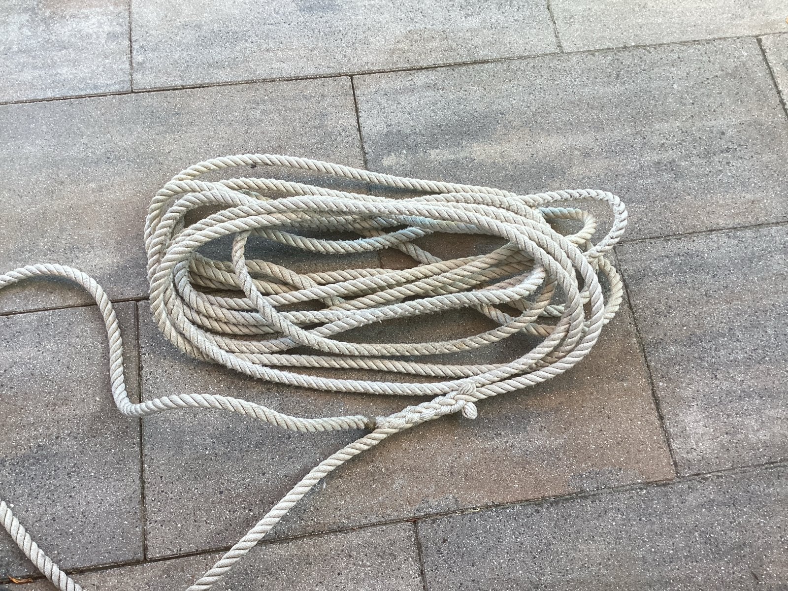 Gebruikt touw, 18 meter, 20 mm dik, nog zeer goed, Ophalen, Gebruikt, Lijn of Blok