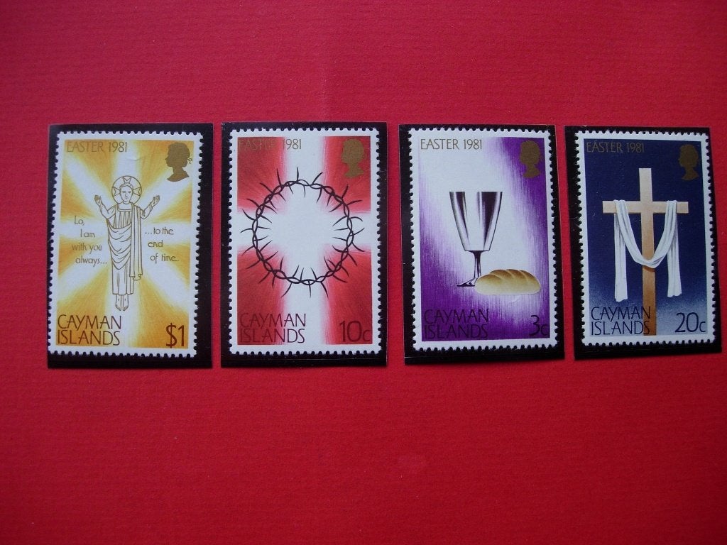 Caymaneilanden 4 paaszegels 1981, Verzenden, Postfris, Midden-Amerika