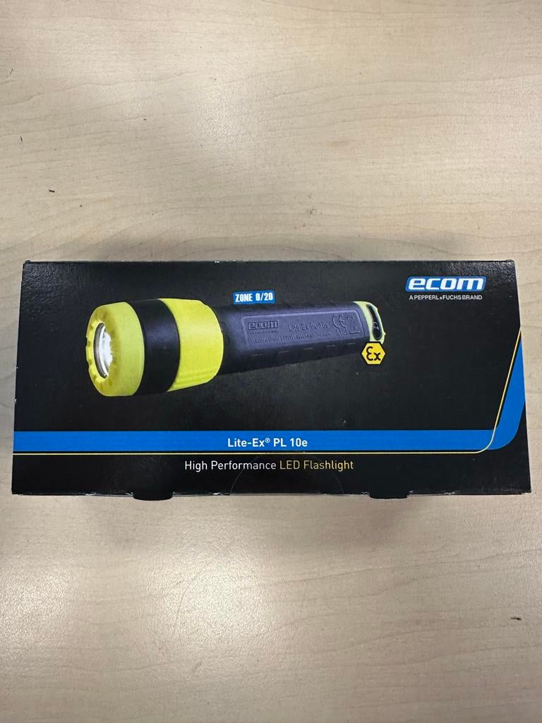 Ecom Lite-Ex PL 10e High Performance LED Zaklamp, Ophalen of Verzenden, Nieuw, Batterij
