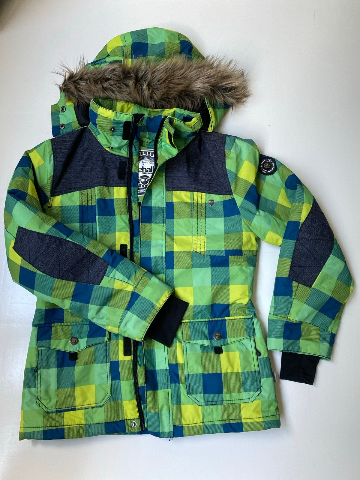 Rehall ski jas maat 164 (14 jaar) met ritszakken, Overige merken, 100 tot 140 cm, Ophalen of Verzenden, Kleding