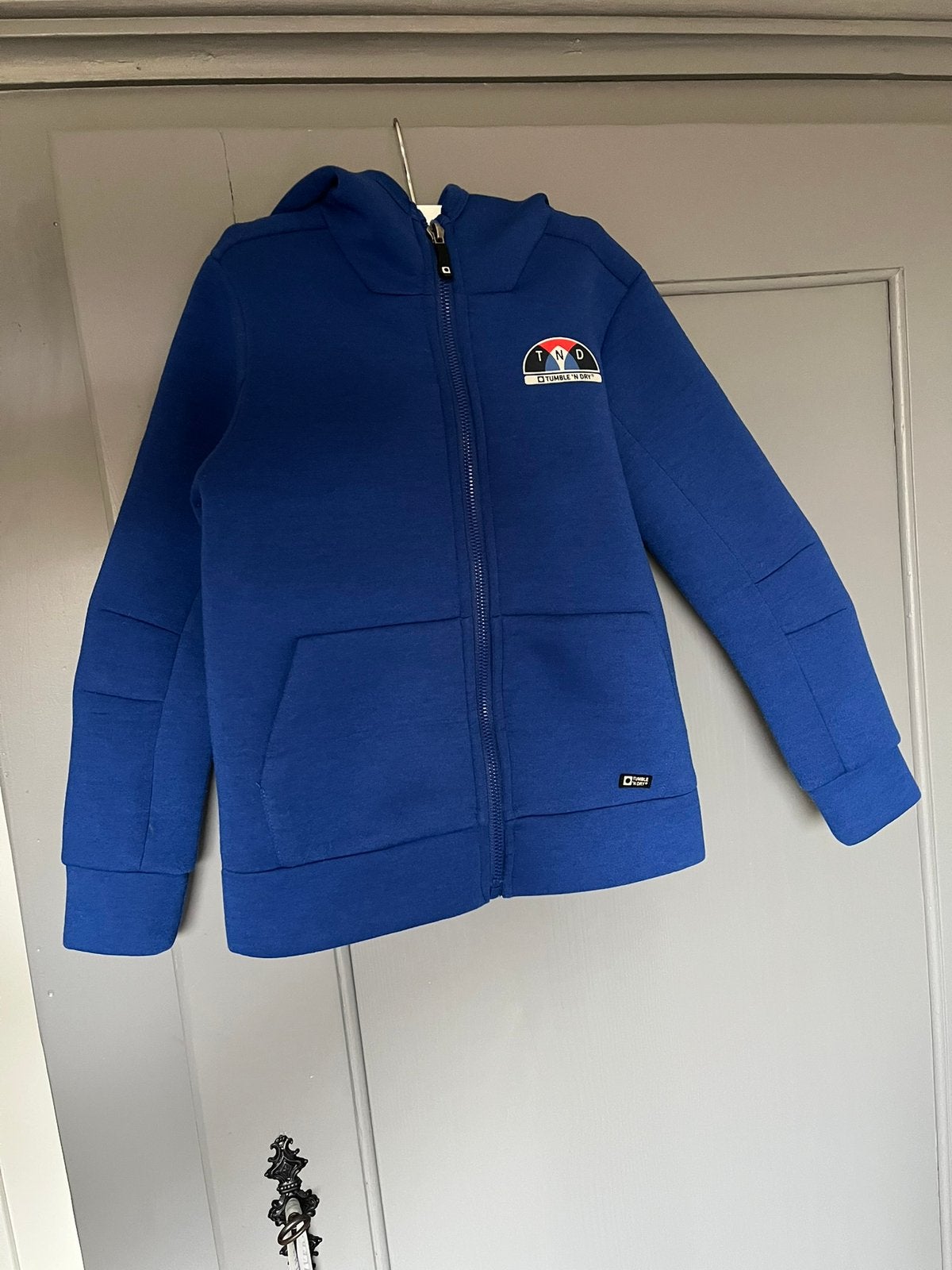 Vest Tumble ‘n Dry mt 116 blauw, Kinderen en Baby's, Ophalen of Verzenden, Zo goed als nieuw, Jongen, Jas