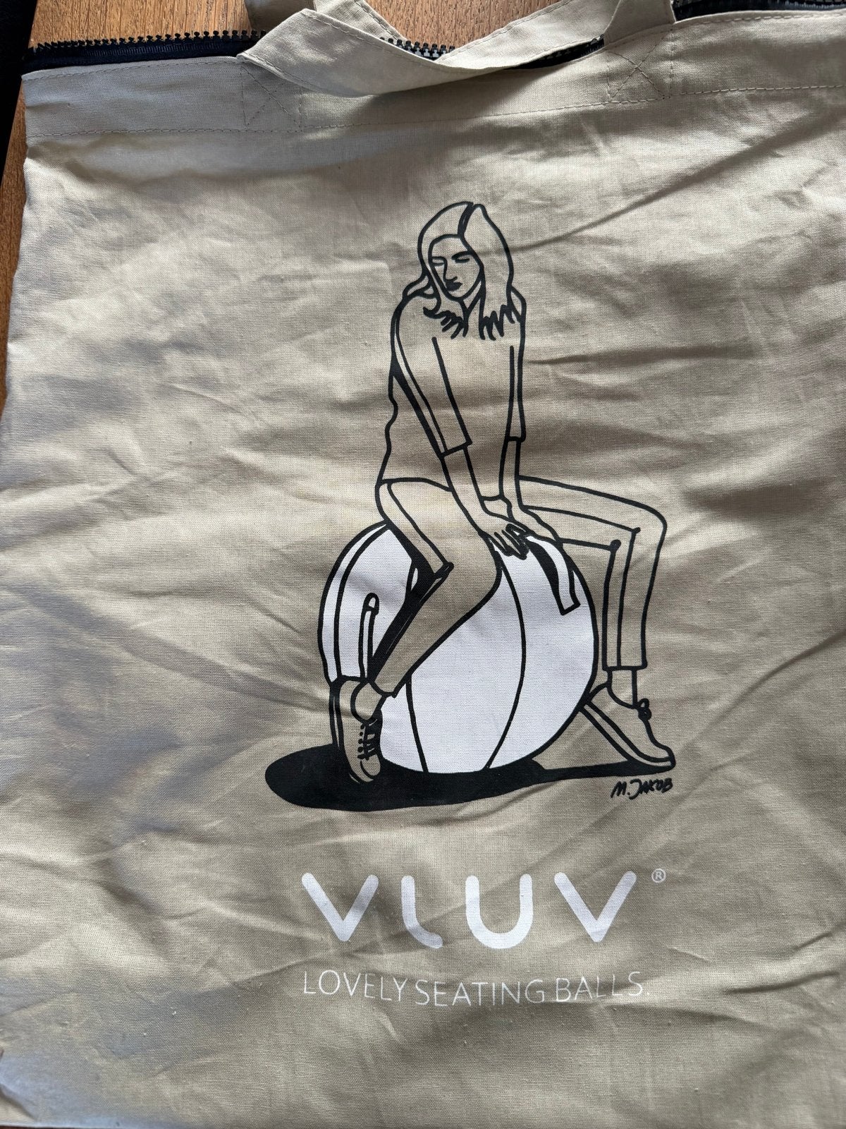 Vluv zitbal / ergonomische balstoel met pomp, Ophalen of Verzenden, Zo goed als nieuw