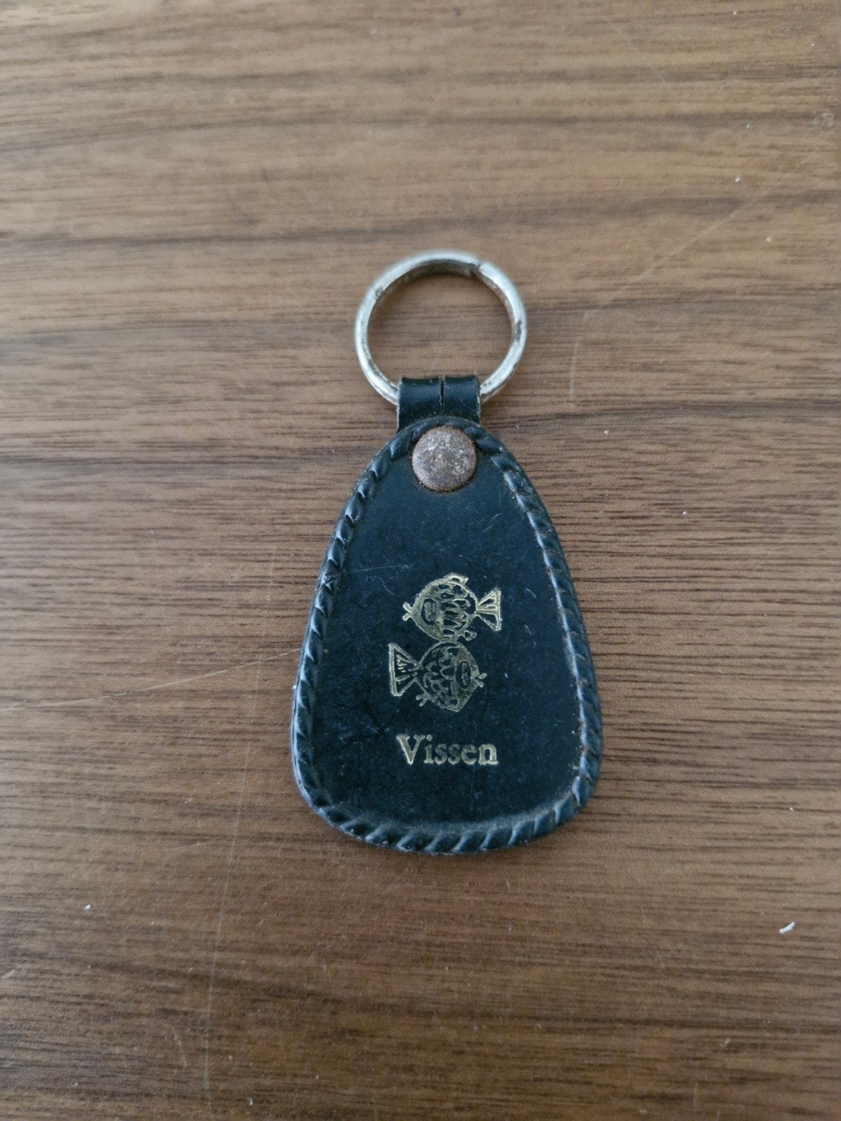 643 Vintage  Sleutelhanger Vissen Sterrenbeeld, Ophalen of Verzenden, Gebruikt, Overige typen